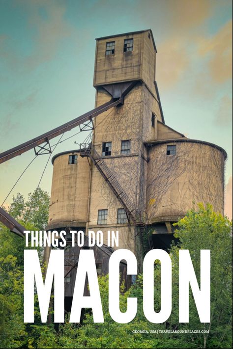 In search for the best things to do in Macon? This travel guide will show you the top attractions, best activities, places to visit & fun things to do in Macon. Start planning your itinerary now! #georgia #usatravel #ustraveldestinations #usaroadtrip Macon Georgia Things To Do In, Woodstock Georgia, Macon Georgia, Georgia Travel, Vacation Tops, Us Travel Destinations, River Park, Road Trip Usa, Trip Ideas