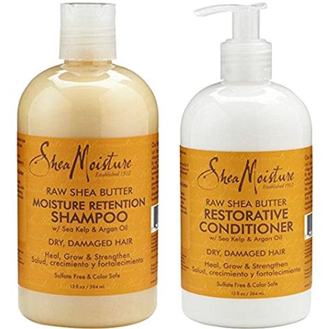 Shea Moisture Raw Shea Butter, Shea Butter Shampoo, Hair Extension Care, Hair Nutrition, Good Shampoo And Conditioner, Shampoo And Conditioner Set, Raw Shea Butter, Shea Moisture, Shampoo For Curly Hair