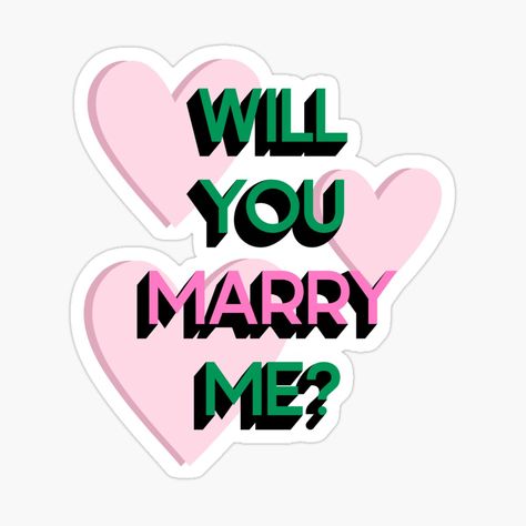 Get my art printed on awesome products. Support me at Redbubble #RBandME: https://www.redbubble.com/i/sticker/Will-You-Marry-Me-Wedding-Proposal-by-OneThreeSix/68847222.EJUG5?asc=u Dont Look Back Quotes, Colorful Fashion Photography, Free Spirit Quotes, Wedding Proposals, Mary I, Dirty Mind, Love My Husband, Hippie Jewelry, Marry You