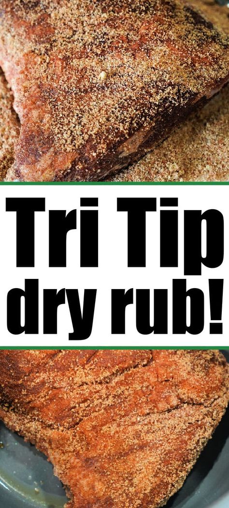 Killer tri tip dry rub recipe that is savory and sweet. NO need for gravy or a sauce with this. Once cooked, just slice and serve for a WOW! #tritip #dryrub #beefdryrub #tritiprub #tritipdryrub Dry Rub For Pork Chops, Rub For Pork Chops, Tri Tip Rub, Dry Rub For Pork, Potatoes Pancakes, Tri Tip Steak Recipes, Tritip Recipes, Pork Dry Rubs, Bbq Rub Recipe