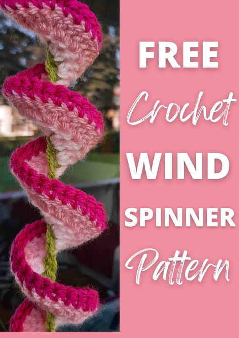 Crochet Wind Spinner, Spiral Crochet Pattern, Wind Spinners Diy, Spinners Diy, Spiral Crochet, Crochet Garden, Quick Crochet Patterns, Crochet Collection, Crochet Sunflower