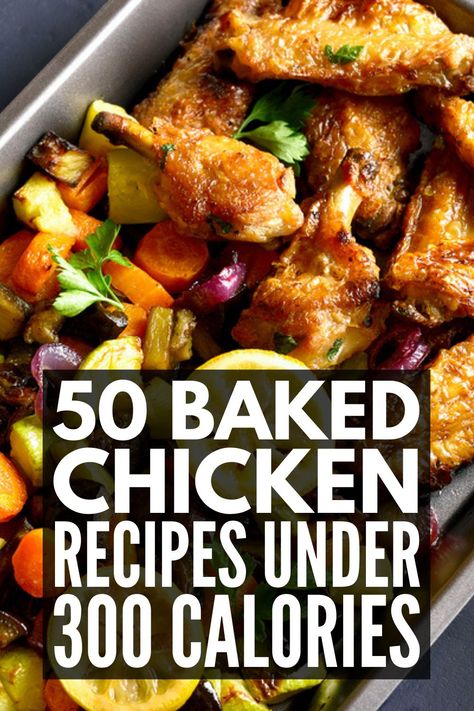 Low Calorie Chicken Breast Recipes, Low Calorie Chicken Recipes, Recipes Under 300 Calories, Low Fat Chicken Recipes, Low Fat Chicken, Low Calorie Chicken, Low Carb Low Fat Recipes, Under 300 Calories, Low Calorie Dinners