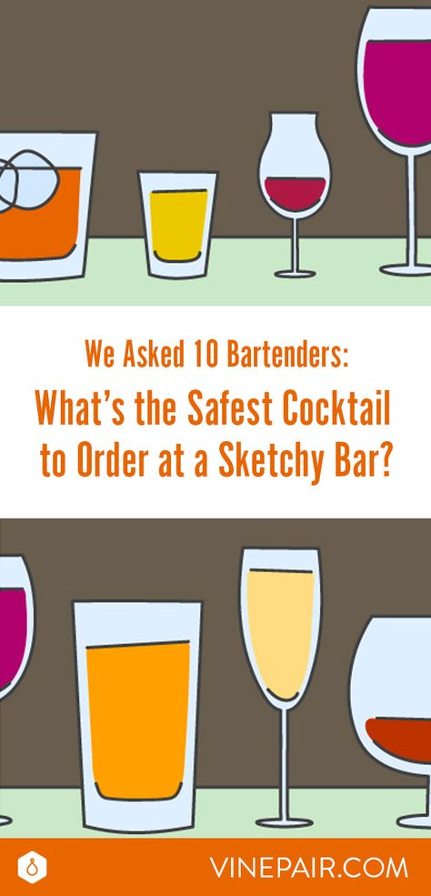 Walking into a questionable dive bar can leave you at a loss for what to order-- stick to one of these expert bartenders opinions for a safe bet. Dive Bar Cocktails, Dive Bar Drinks, Liquid Therapy, Cocktail Recipes Whiskey, Hey Bartender, Stubborn Acne, Vodka Soda, Whiskey Ginger, Best Vacation Destinations