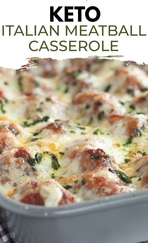 This is such a delicious keto Italian meal! Since it is made in the crockpot, you don't have to worry about having a huge mess or this recipe taking up a lot of your time. You are sure to enjoy this keto meatball casserole. Italian Meatball Casserole, Keto Italian, Keto Meatballs, Italian Meatball, Meatball Casserole, Keto Casserole, Boiled Egg Diet Plan, Best Low Carb Recipes, Italian Meatballs