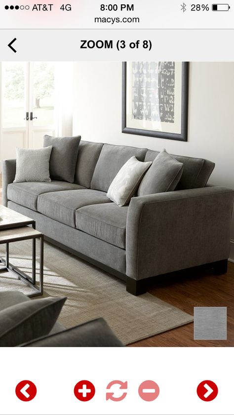 Macy's Kenton Fabric Sofa Modern Sofa Living Room, Unique Sofas, Modern Sofa Designs, U Shaped Sofa, Fabric Sofa Bed, Living Room Sofa Design, Sofa Set Designs, Interior Work, غرفة ملابس