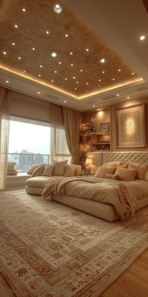 Nice Beds For Couples, Luxury Couple Bedroom, Luxury Bedroom Master With Balcony, Big Luxury Bedroom, Luxury Bedroom Master Suite, Luxurious Bedrooms Master Romantic, Luxurious Bedrooms Master Modern, Luxurious Bedrooms Master, Dream House Interior Bedrooms