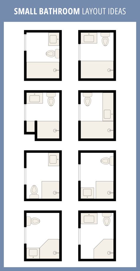 5x7 Bathroom Layout, Small Bathroom Floor Plans, Small Bathroom Plans, Bathroom Layout Ideas, Bathroom Layout Plans, Small Shower Room, Small Full Bathroom, Very Small Bathroom, Bilik Air