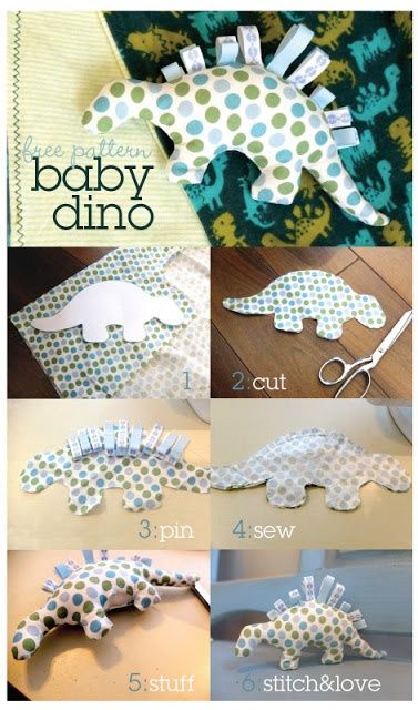 Getting ready for a baby: 22 DIY projects to craft for your newborn (and their… Mainan Diy, Hantverk Diy, Projek Menjahit, Soft Toy Patterns, Diy Bebe, Baby Dino, Costura Diy, Baby Sewing Projects, Baby Projects