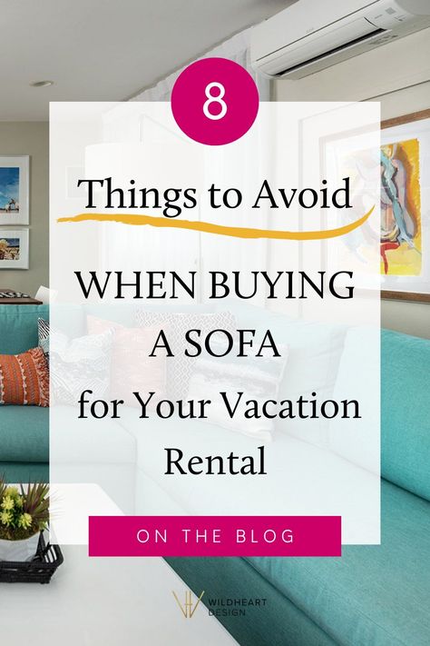 Airbnb Furnishing, Beach Rental Decor, Rental Interior, Free Sofa, Airbnb Living Room, Rental Living Room, Vacation Rentals Decor, Beach Sofa, Vacation Rental Host