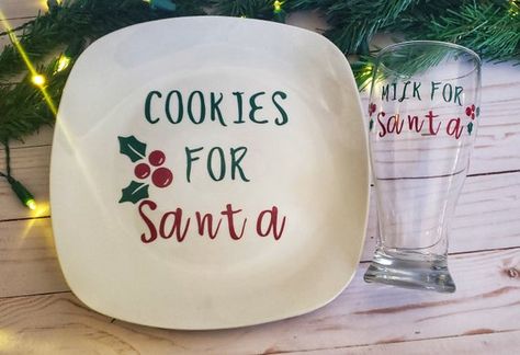 Hey, I found this really awesome Etsy listing at https://www.etsy.com/listing/757258689/santa-plate-set-cookies-for-santa-plate Cookies For Santa Svg, Leave Cookies, Santa Cups, Cookies For Santa Plate, Santa Plate, Monogram Vinyl Decal, Cookies For Santa, Santa Svg, Christmas Plate