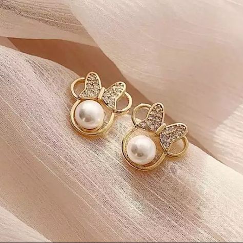 New "Love You For Ears & Ears" Minnie Mouse Earrings! These Beautiful Pearl, Diamond & Gold Stud Earrings Are Perfect For You Or As A Gift For Any Disney Lover! New Condition Originally $48- Offer Me! 925 Sterling Silver, Gold-Plated Festival, Anthropologie, Mothers Day, Wedding, Spring/Summer/Fall/Winter, Birthday, Easter, Graduation, Valentine,Christmas, Brandy Melville, Baublebar, Sister, Bridesmaid, Retro, Sterling Silver Bestfriend, Lulus, Hippie, Urban Outfitter, Graduation, Gift, Bridesma Sister Bridesmaid, Mouse Earrings, Mickey Earrings, Disney Gold, Disney Earrings, Minnie Mouse Earrings, Mickey Mouse Earrings, Mermaid Earrings, Winter Birthday