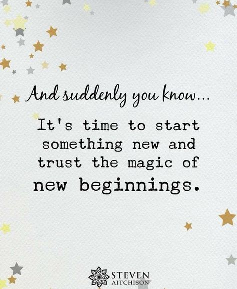 The Magic of New Beginnings  #starting, #TrustTheProcess , #MAGIC , #NewBeginnings , #empowering Divine Quotes, Starting Something New, Life Affirmations, Quotes Arabic, New Beginning Quotes, Quotes About New Year, New Beginning, Quotable Quotes, Amazing Quotes