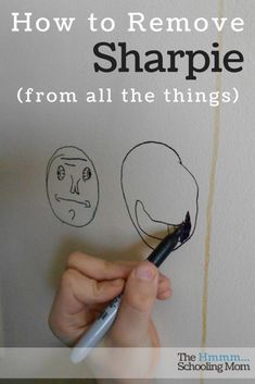 Remove Sharpie, How To Remove Sharpie, Window Cleaning Tips, Remove Permanent Marker, Cleaning Painted Walls, School Mom, Homemade Laundry, Deep Cleaning Tips, Sharpie Marker