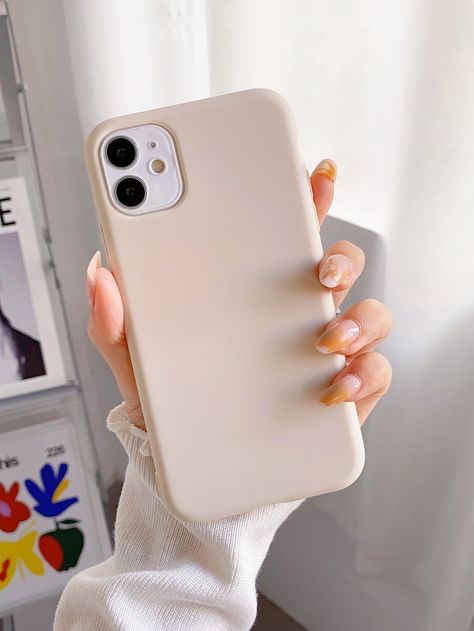 Classic Phone Cases, Phone Cases Simple, Simple Phone Cases, Beige Phone Case, Classy Phone Cases, Minhyun Nuest, Plain Phone Cases, Fotos Dark, Casetify Iphone Case