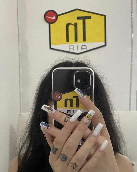 Nike Tn, Drip Nails, Nike, Nails