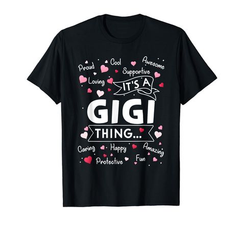 PRICES MAY VARY. Funny Saying It's a Gigi thing to your friends or family, awesome presents for Birthday, Mother's day, Father's day, Halloween, Fall Thanksgiving, Christmas, Grandparents day. Funny Gigi shirt makes the perfect gift for mom, mother, grandma, women Know anyone who is a Gigi. Would they have fun wearing It's a Gigi thing design, great gifts for someone who is promoted to Gigi or soon to be Gigi, awesome presents for mom, mommy, grandma, mama, aunt, auntie or your big sister. Light Presents For Birthday, Cute Grandma, Presents For Mom, Halloween Fall, Grandparents Day, Funny Sayings, Perfect Gift For Mom, Thanksgiving Christmas, Fall Thanksgiving