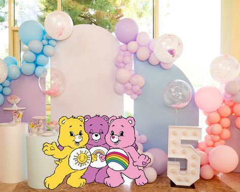 Care Bears Big Decor Backdrops, Cutout Decor Care Bears printable, Care Bears Baby Shower, Birthday Party, Digital Download Care Bears Birthday Party, Care Bear Party, Care Bear Birthday, Giraffe Birthday, Animal Cutouts, Bear Party, Bear Birthday, Baby Bear Baby Shower, Care Bears