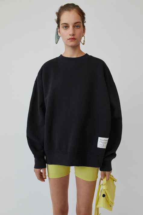 Fabric Care Labels, Acne Studio, 로고 디자인, Look Fashion, Fashion Collection, Aesthetic Clothes, Streetwear Fashion, Crewneck Sweatshirt, Sweatshirts Women