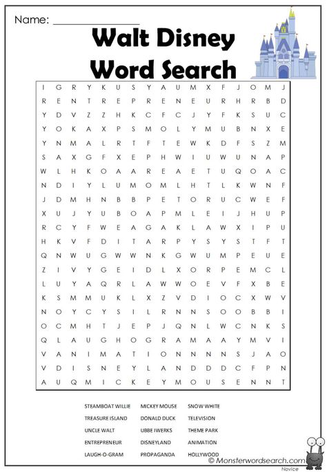 cool Walt Disney Word Search Disney Word Search Printables, Disney Worksheets, Lego Printable, Disney Word Search, Cute Dinosaur Coloring Pages, Disney Coloring Pages Printables, Word Puzzles For Kids, Free Word Search Puzzles, Word Search Puzzles Printables