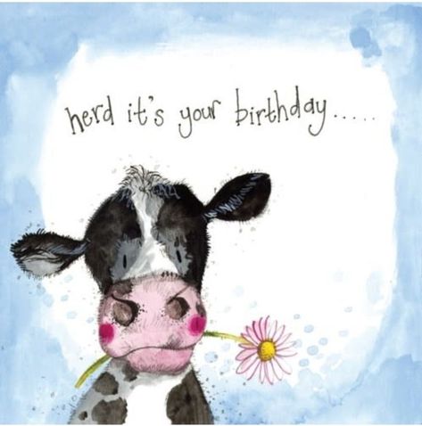 Pin by Dot on Watercolour in 2022 | Happy birthday art, Happy birthday animals, Cow birthday Happy Birthday Cow, Happy Birthday Animals, Birthday Verses, Funny Happy Birthday Wishes, Birthday Greetings Friend, Birthday Card Sayings, Happy Birthday Art, Watercolor Birthday Cards, Happy Birthday Greetings Friends