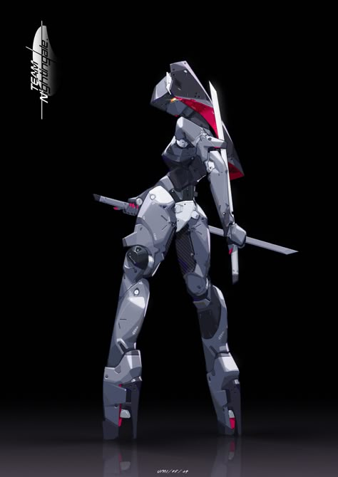 ArtStation - Black nightingale Mecha Female Suit, Nightingale Armor Art, Mecha Suit Concept Art, Linebarrels Of Iron Mecha, Scratchbuilt Mecha, Sience Fiction, Robot Sketch, Android Robot, Liquid Metal