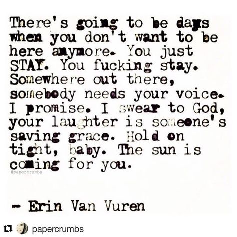 @relentlesspeace on Instagram: “This. @papercrumbs clarion call gets me everytime I see it. Please stay. We need you. #suicideprevention #helpisavailableforyou #reachout…” Please Stay Quotes, Stay Quotes, Recovery Humor, Just For Today, Words Of Wisdom Quotes, Please Stay, Saved By Grace, You Are Loved, Single Words