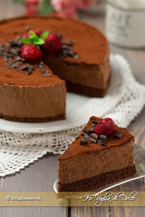 Mousse Dolce, Torte Cake, Sweet Potato Breakfast, Italian Desserts, Mousse Cake, Bakery Recipes, Snack Cake, Great Desserts, Sweet Chocolate