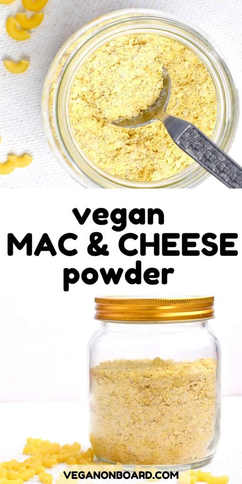 Vegan Mac And Cheese Powder, Mac And Cheese Powder Recipe, Cheese Powder Recipe, Mac And Cheese Powder, Easy Mac N Cheese Recipe, Recipes Sauces, Vegan Sauce, Nutritional Yeast Recipes, Camping Meal