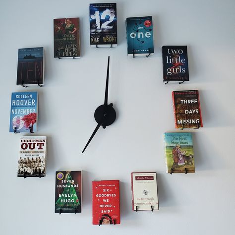 Coffee House Design, Book Clock, Condo Remodel, Dream Library, Book Lamp, Library Room, Wall Wreath, Word Nerd, How To Make Wall Clock