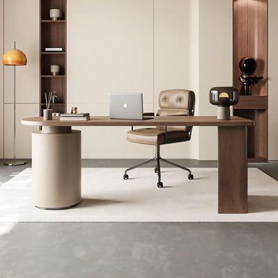 L Shaped Desk Decor Office Ideas, Round Desk Office Ideas, L Shape Study Table Design, Working Desk Design, Home Office Table Design, Working Table Design, Desk Design Office, Desk Table Design, Office Table Ideas