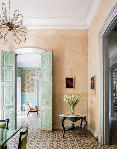 Coral Cottage, Cuban Decor, Havana House, Casas Coloniales, Beautiful Interiors, Home Fashion, House Tours, Interior Inspiration, Havana