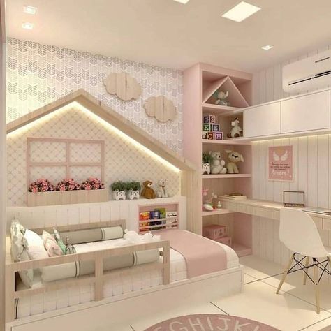 Toddler Girl Room, Kids Bedroom Inspiration, Kids Bedroom Designs, Dekorasi Kamar Tidur, Kids Interior Room, Toddler Rooms, Girl Bedroom Designs, Shabby Chic Bedrooms, Toddler Bedrooms