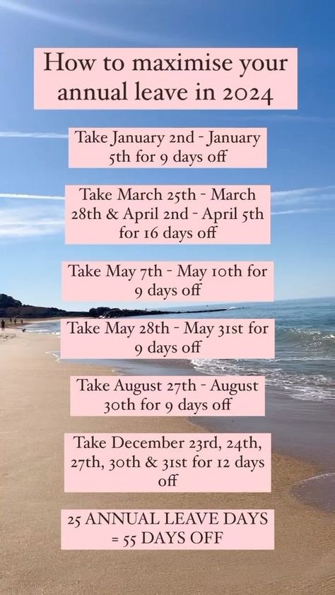 2024 Vacation Days, Annual Leave Quotes, April Holidays 2024, Maximize Days Off 2024, May Holidays 2024, January Holidays 2024, April Holidays, Saving Plans, March Holidays