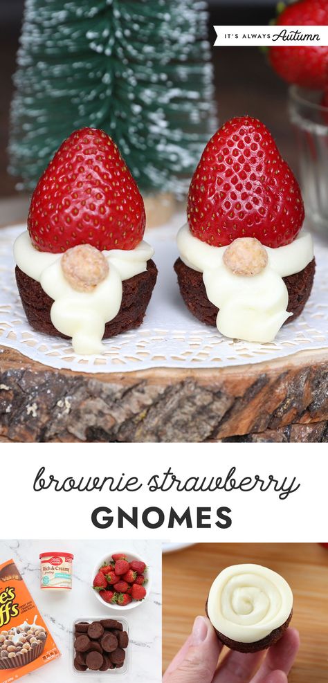 Easy Brownie, Xmas Desserts, Easy Christmas Treats, Holiday Desserts Table, Christmas Baking Recipes, Sweet Bites, Holiday Snacks, Christmas Food Desserts, Xmas Food