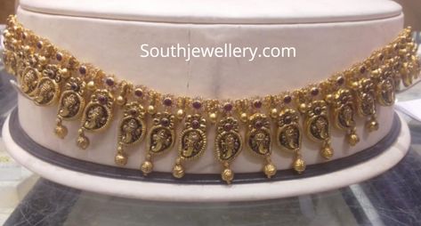 Waist Belt Gold Indian Jewellery, Vaddanam Designs, Gold Temple Jewellery, Diamond Necklace Designs, Belt Gold, 22 Carat Gold, Indian Jewellery Design, Wedding Jewellery Collection, Bangles Jewelry Designs