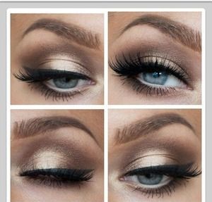 What kind of makeup look would go really well with a formal mint green dress? Description from beautylish.com. I searched for this on bing.com/images Fest Smink, Teknik Makeup, Copper Eye, Wedding Hairstyles And Makeup, Mekap Mata, Flot Makeup, Makeup Tip, Makeup For Blue Eyes, Smink Inspiration