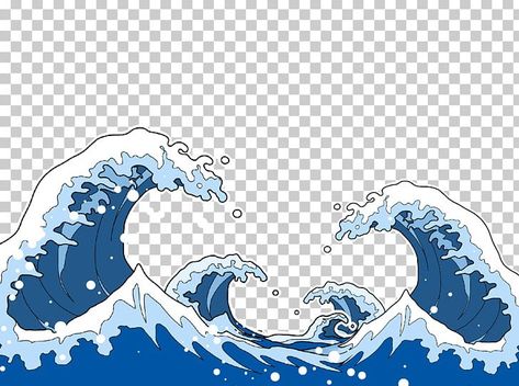 Waves Cartoon Drawing, Cartoon Waves Draw, Wave Cartoon Drawing, Sea Waves Drawing, Anime Sea, Wave Animation, Sea Cartoon, Waves Cartoon, Waves Illustration