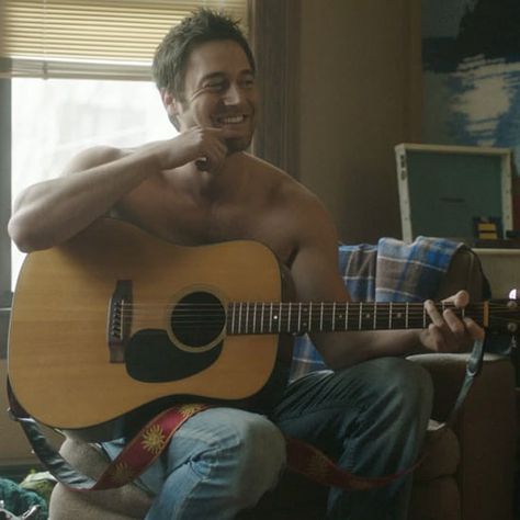 Pin for Later: How Ryan Eggold Goes From The Blacklist to the Musician of Your Dreams Ryan Eggold, Are You Not Entertained, Movies Of All Time, The Blacklist, Va Va Voom, Music Guitar, Shirtless Men, Ex Husbands, Playing Guitar