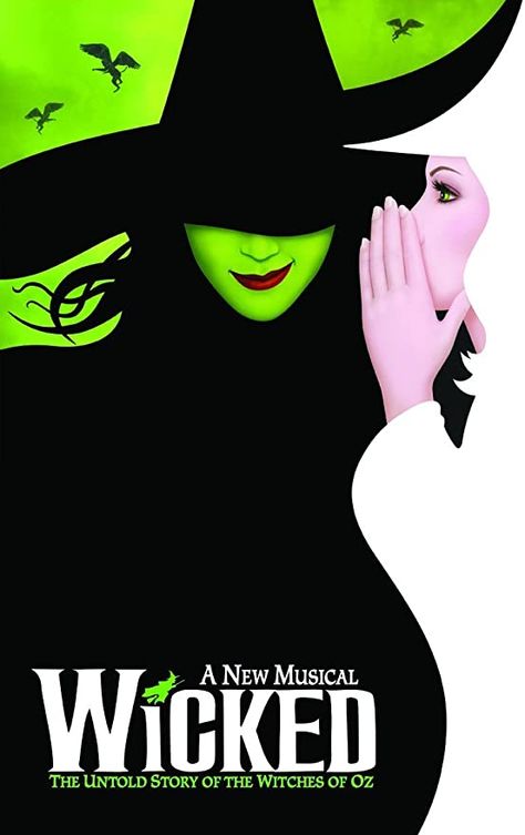 Amazon.com: NEW Wicked (Broadway) Poster (11 x 17 Inches - 28cm x 44cm) Master Poster 11x17: Posters & Prints Broadway Musicals Posters, Broadway Poster, Musical Theatre Posters, Wicked Broadway, Broadway Wicked, The Witches Of Oz, Broadway Posters, Play Poster, Wicked Musical