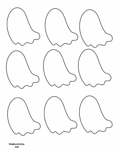 Ghost Cut Out Template, Ghost Cutout Template, Witch Templates Free Printable, Preschool Halloween Bulletin Board Ideas, Halloween Patterns Printable, Ghost Template Free Printable, Ghost Crafts For Kids, Pumpkin Templates Free Printable, Ghost Craft For Kids