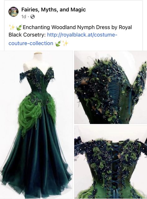 Woodland Nymph, Mode Pop, Fair Outfits, Fest Outfits, Fantasy Dresses, Gowns Prom, Ball Gowns Evening, Fantasy Gowns, Fairytale Dress