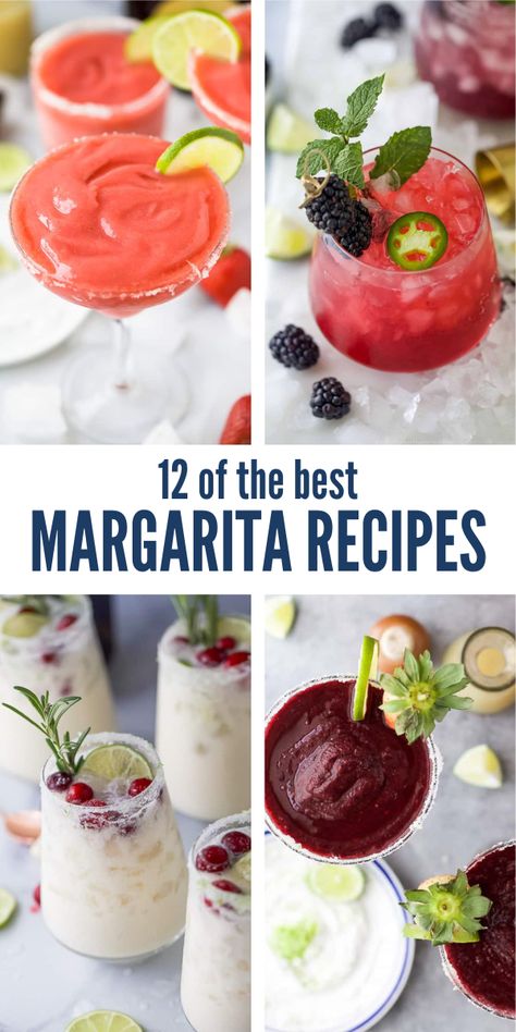 Spicy Blackberry Margarita, Blood Orange Margarita Recipe, Margherita Recipe, Frozen Mango Margarita, Spicy Margarita Recipe, Frozen Strawberry Margarita, Best Margarita, Best Margarita Recipe, Classic Margarita Recipe