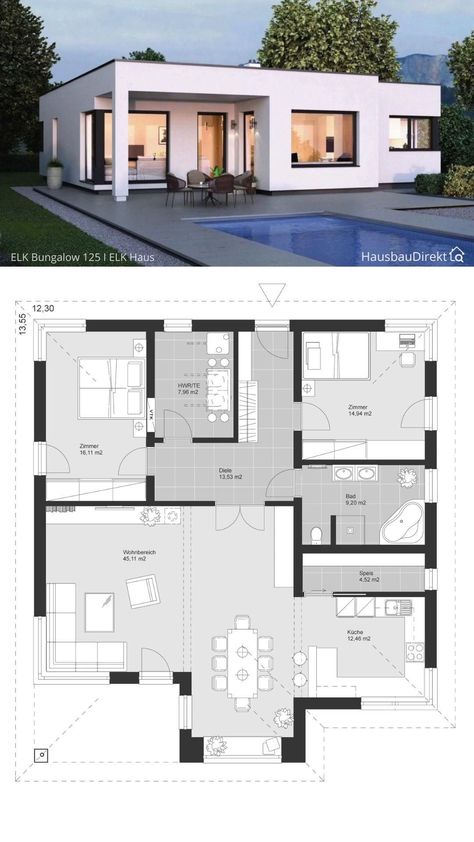 I will draw 2d floor plan, elevation and furniture layout drawingI am an Architectural Draftsman working with Architects and Interior designers. I can help you with floor arrangements and space planning.I will be happy to redraw or amend any floor plan or amend/change an existing design as per your requirements. I'm well experienced in Coverting PDF to CAD or Images/Scans to CAD.Drawings can be provided to suit construction, furniture arrangement, space planning, real estate brochures, p Bungalow Barndominium, Modern Bungalow House Plans, Pelan Rumah, Bedroom Barndominium, Modern Bungalow House, 2 Bedroom Flat, House Plan Gallery, Modern House Facades, House Construction Plan