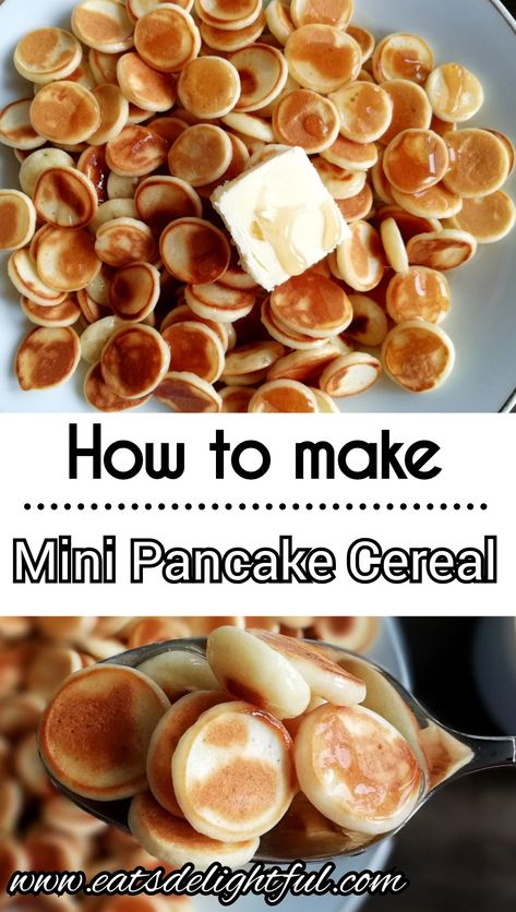 Small Pancake Recipe, Pancake For Two, Tiny Pancakes, Mini Pancakes Recipe, Pancake Batter Recipe, Pancake Cereal, Fun Pancakes, How To Cook Pancakes, Pancake Bites