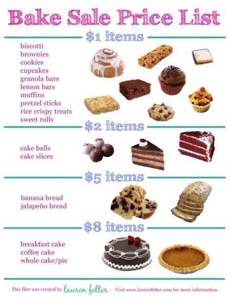 Bake Sale Price List, Hockey Fundraiser, Pto Fundraisers, Fundraiser Bake Sale, Fall Bake Sale, Bake Sale Desserts, Bake Sale Treats, Bread Gifts, Bake Sale Packaging