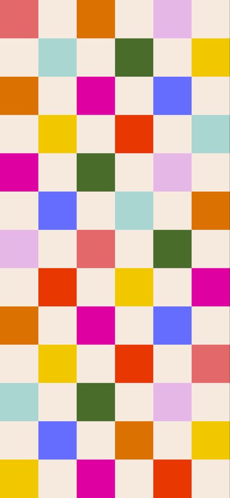 Patterned Phone Wallpaper, Colorful Phone Backgrounds, Bright Phone Backgrounds, Eclectic Phone Wallpaper, Funky Checkered Pattern, Colorful Checkered Wallpaper, Trendy Patterns Background, Checkered Wallpaper Aesthetic, Checkered Iphone Wallpaper