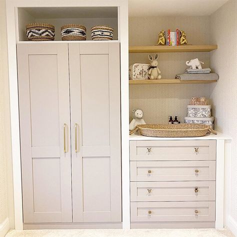 Roman Bed, Baby Room Closet, Lucy Mecklenburgh, Ryan Thomas, Bedroom Built In Wardrobe, Built In Dresser, Baby Nursery Inspiration, Balkon Design, Bed In Closet Ideas