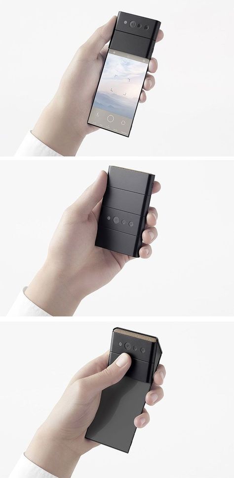 Concept Phone Design, Japanese Industrial Design, Phone Concept Design, Phone Design Concept, Smart Phone Design, Japanese Product Design, Fold Phone, Phone Concept, Oki Sato