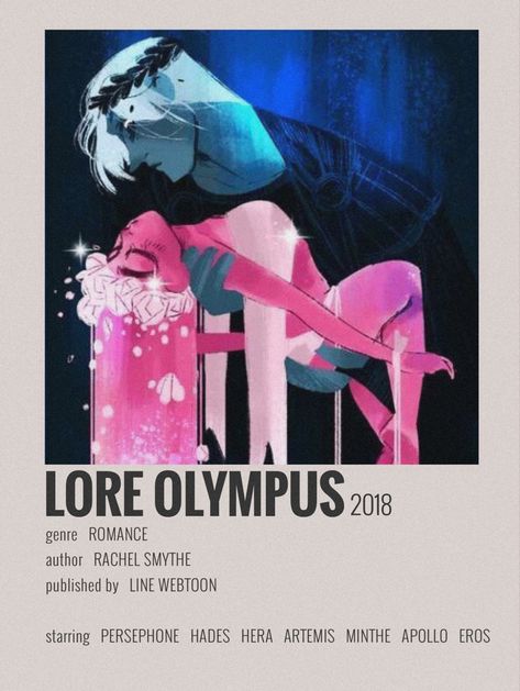 Webtoon Lore Olympus, Persephone Aesthetic Lore Olympus, Webtoon Polaroid Poster, Greek Mythology Movies, Persephone And Hades Art Lore Olympus, Lore Olympus Hades X Persephone, Persephone And Hades Lore Olympus, Lore Olympus Persephone And Hades, Hades Art Greek Mythology