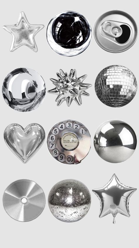 #silver #aesthetic #art #circle #circles #grey #love #heart #fyp #shufflefyp Aesthetic Instagram Icons Highlights, Grey Iphone Layout, Silver Background Aesthetic, White And Silver Aesthetic, Grey Highlights Instagram, Grey Collage, Aesthetic Circle, Silver Icons, Silver Grey Wallpaper